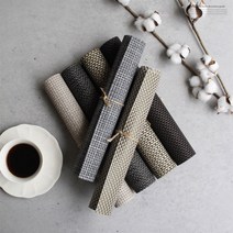 코쿠닝홈 북유럽 파티 심플 12color 예쁜 식탁매트 테이블매트, 1인(45x30), 라이트실버