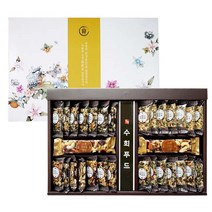 추석선물 강정 2단 수제 견과강정 선물세트, 쇼핑백 불포함