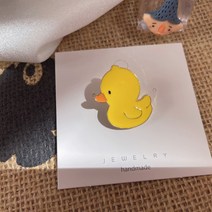 노랑 오리 뱃지