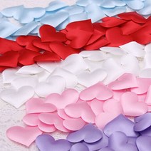 웨딩포 쁘띠 하트 패브릭 콘페티 Fabric Heart Confetti, 연보라