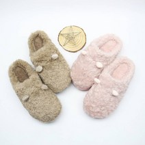 여성용 보들보들 털신발 실내화 겨울슬리퍼 굽3.5cm