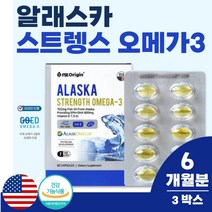 미국 수입 오메가3 6개월분 혈행 중성 지질 에 좋은 식약처 인증 건조한 눈 혈행 개선 오매가 오네가 스리 쓰리 3리 건강 기능 식품 알래스카 알라스카 프리미엄 원료
