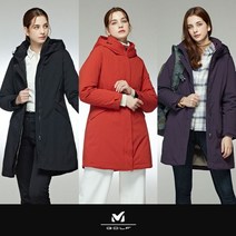 밀레 골프 인퀄팅 3 1 덕다운 패딩 여성 3컬러 택1