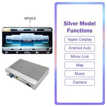 캠핑카TV 뒷좌석모니터 메르세데스 벤츠 E 클래스 W212 쿠페 C207 2012-2015 용 무선 카플레이 안드로이드, 03 NTG5.0 5.1