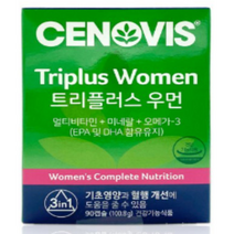 세노비스 트리플러스 우먼멀티비타민미네랄 오메가-3 여성필수영양제 항산화 혈액생성 비타민C, 1박스, 90캡슐