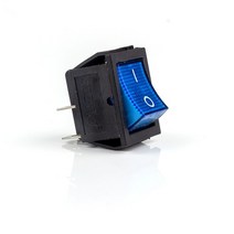 자동 잠금/래칭 로커 스위치 전원 I/O On-OFF 4 핀 6 조명 포함 250VAC KCD4, 03 2D2P-Blue_01 220V