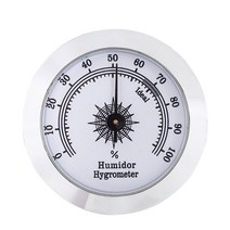 자기온습도기록계 온습도 기록용지 기록지 둥근 50mm 습도계 정확한 적인 운동 부화기용 황금/은 소형 318EA 9, 02 은