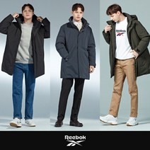 [이월] [REEBOK] 리복 6LAYER 후드 롱패딩 남성 3종 택1