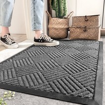 로키아 현관매트 업소용 바닥 고무 출입구 사무실 매장, 고급형 브라운 120x180cm
