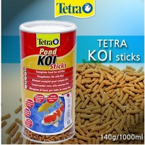 테트라 폰드 코이스틱[1L/140g]비단 잉어사료 잉어먹이 잉어밥