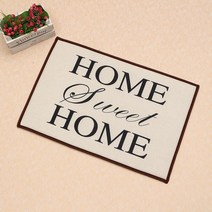 60x40cm 논슬립 레터링 주방 발매트 홈데코 화장실카펫 현관 인테리어