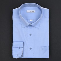 듀퐁셔츠 SE2SM11LS105SBU 비지니스 라인 화이트 솔리드 120수 면 혼방 카라스넵 일반핏 셔츠