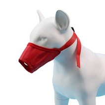 부드러운 강아지 입마개 조절 가능한 물림 방지 짖음 방지 오용 강아지 입마개 반려동물 용품 소형 중형 및 대형견 외출용, Red_7# 9.45in