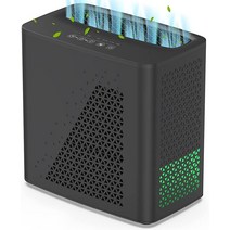 미국발송 YIOU Air Purifier for Home Large Room up to 547 ft² H13 True HEPA Air Filter 20dB Air Cleaner, Midnight Black
