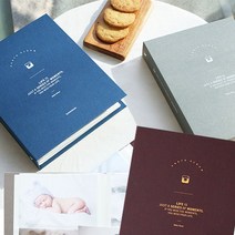 고급 양장 하드커버 사진첩 앨범 포토북 160포켓, Navy
