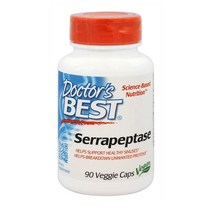 닥터스베스트 고효능 세라펩타제 효소 120 000SPU 90베지캡슐 칼슘, 90정
