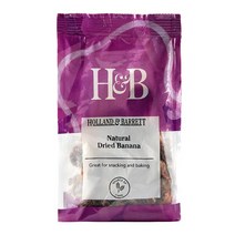 홀랜드앤바랫 네츄럴 말린 바나나 125g Holland & Barrett Natural Dried Banana, 1팩