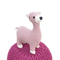 아티슈슈 동물인형 장난감 아기공룡 코끼리 기린 꽃사슴 유니콘 조랑말 사슴 강아지 고양이 당나귀 사자 코뿔소 공룡 인형 선물, 꽃사슴인형 (핑크), F