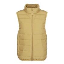 중량조끼 크로스핏 웨이트 무제조절 조끼 매트 패브릭 여성 민소매 울트라 라이트 다운, XL, 노란색