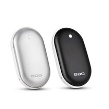 USB 양면 손난로 휴대폰 보조배터리 D31 4000mAh 실버 크리스마스 연말선물