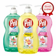 헨켈 프릴 베이킹소다 주방세제 750ml 3개, 레몬