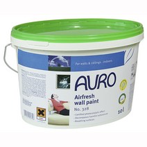 아우로 328번 4L 광촉매 공기정화 천연페인트 백색, 1개, 화이트