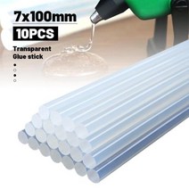 실리콘총 10203050Pcs 7x100mm 투명한 핫멜트 접착제 스틱 전기 총 크래프트 앨범 수리 도구 합금 액세서리, 50Pcs, 50Pcs