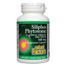 [내추럴팩터스] 실포스 파이토섬 160mg 60정 (Natural Factors Siliphos® Phytosome®)
