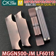 저렴한 MGGN500-JM LF6018 MGGN 500 JM 5mm 미세 연삭 카바이드 인서트 절삭 그루빙 도구 스테인레스 스틸, 01 10PCS or 1box