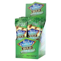 Blue Diamond Almonds Bold Wasabi Soy Sauce 12 Tubes 1.5 oz 43 g Each 332868, 6 온스
