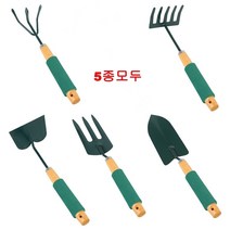 영순이샵 호미 미니삽 5개모두 배송도무료 조개삼지창 종합원예용품 해루질용품삽, 1세트
