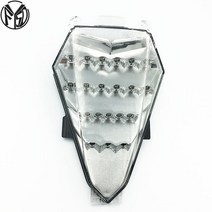 야마하 YZF R6 YZF-R6 08-16 에 대 한 오토바이 빛 LED 턴 신호 액세서리와 함께 수정 된 led 테일 라이트 브레이크, 04 Clear 2, 04 Clear 2