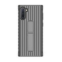 노트 10 플러스 갤럭시 프로 스탠딩 풀 폰 보호 궁극적 인 터프 아머 스탠드 쉘, Note10 Black