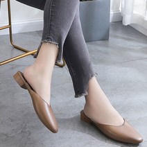 봄신발 블로퍼 스틸레토뮬 플랫신발 데일리슬리퍼구두