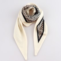 봄 가을 멋스러운 미니셀 양면 마름모 쁘띠 미니 스카프