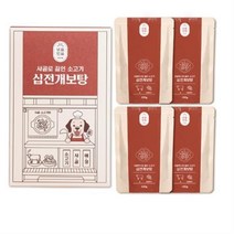 냥품멍품 강아지 십전개보 사골소고기탕 건강식 4p, 소, 400g, 10개