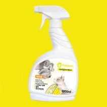쁘띠라이프_애견향수 탈취제1000ml 레몬향 보습 펫크린 냄새제거, 상세페이지 참조, 단품