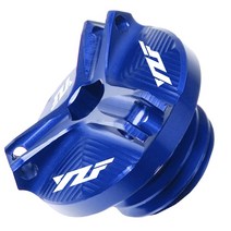 오토바이 액세서리 야마하 R1 YZFR1 M 1998-2020 CNC 알루미늄 엔진 오일 필러 캡 플러그 커버, 12 blue