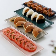 오반자이 Aito 내추럴 긴사각 브런치 접시 4종, 민트[1p]