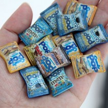 미니어쳐 가구 소품 모듬 수지 1/6 소형 인형 집 스낵 백 미니 바비 용 주방 용품, random 5pcs, style A