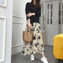 [세인트이브] 609 넉넉한 고퀄 배색 롱원피스