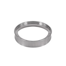 커피탬퍼 탬핑매트 커피용품점 바리스타 커피 도구 용 515357.55858.35mm 양조 그릇 커피 분말 용 스테인레스 스틸 마그네틱 지능형 도징 링, 은, 58mm