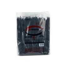 500p 대용량 산업용 검정 케이블 정리 타이 사무실 고정용 전기선 선정리, 1개