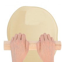 고무나무 홍두깨 원목 밀가루 반죽밀대 주방 나무 밀대, 1개