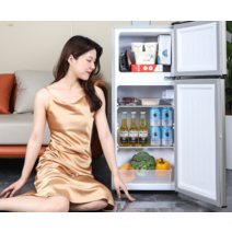 원룸 하숙 쉐어하우스 간이 미니 냉장고 자취방냉장고, 138 실버