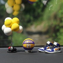 차량용 피규어 인테리어 농구공 방향제 대시보드 장식품 소품 세트 캐릭터 장식, H