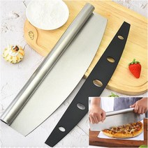 반달 피자칼 피자 커팅도구 베이킹 도우 반죽 커터기, 1개