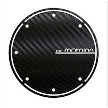 올뉴모닝 차량 전용 카본 주유구 데칼스티커 튜닝 악세사리, 올뉴모닝-와인카본