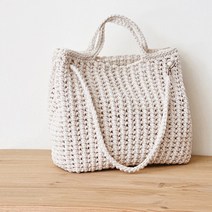 [DIY] 몬지얀 메리미백 예쁜 스티치로 만들어보는 네트백 3in1 코바늘가방뜨기, 기본패키지, 1개