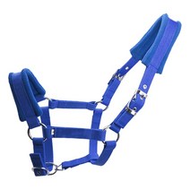 승마안장 패딩 조랑말 말 고삐 조정 가능한 헤드 칼라 승마 보호, 05 Blue S
